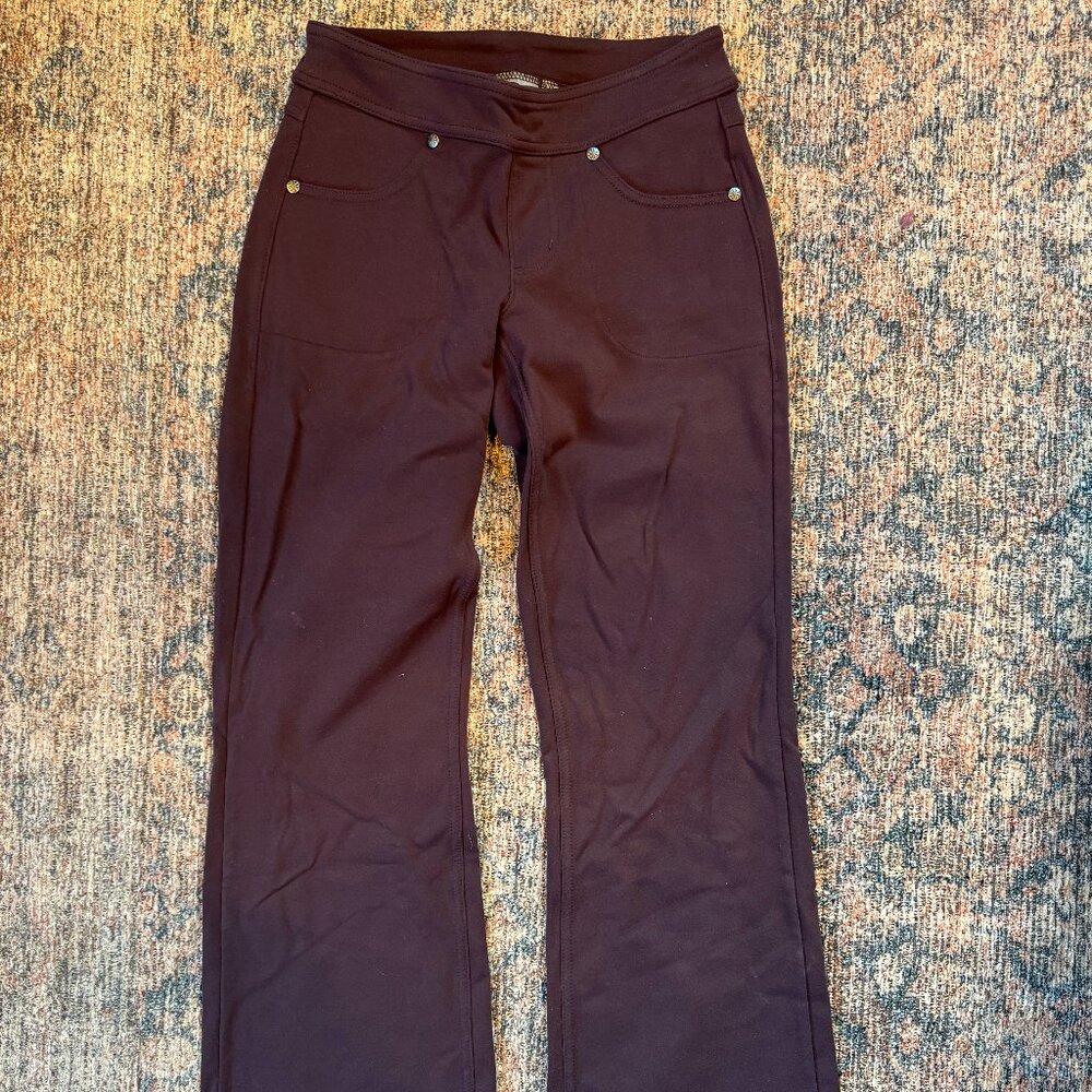Athleta Yoga Pant w/ Back Pockets (Plum) Size XXS